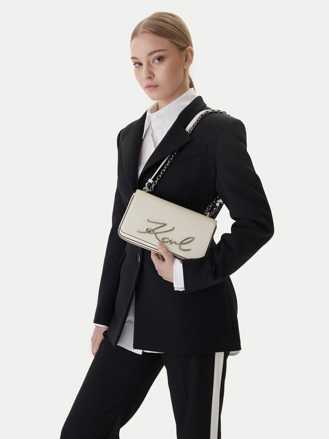 KARL LAGERFELD Handtasche KARL LAGERFELD B1W30046 Weiß