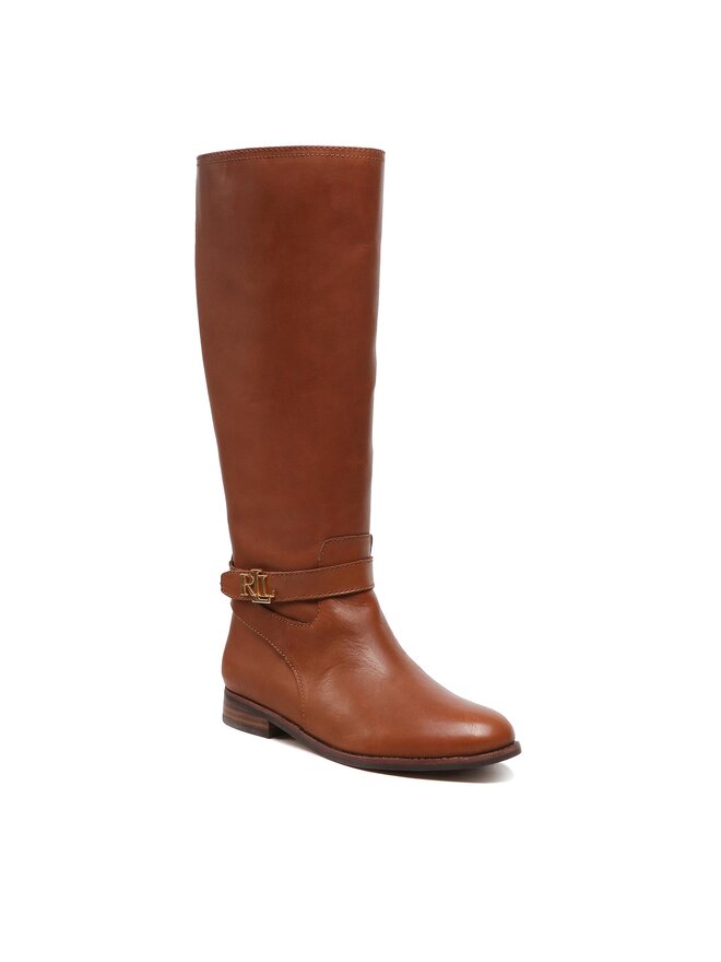 Bottes cavalieres Lauren Ralph Lauren Brittaney 802876148002 Marron fr.eschuhe.ch