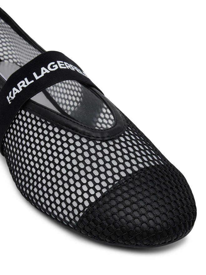 KARL LAGERFELD Baleriny KARL LAGERFELD KL40125 Czarny