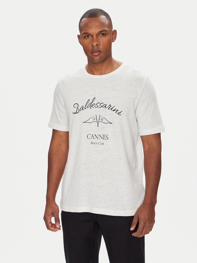 Baldessarini Baldessarini T-Shirt B4 20084.5283 Weiß Regular Fit