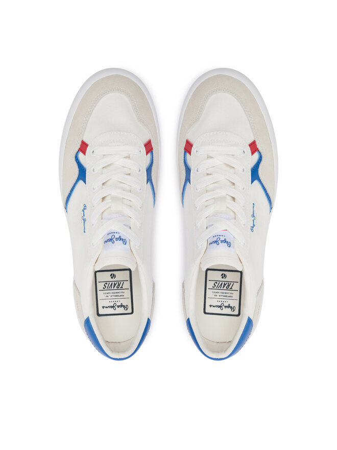 Pepe Jeans Sneakers Pepe Jeans Travis Brit M PMS31038 Weiß