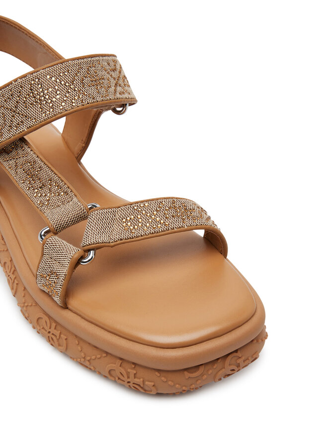 Guess Sandały Guess FLJLD2 FAL03 Brązowy