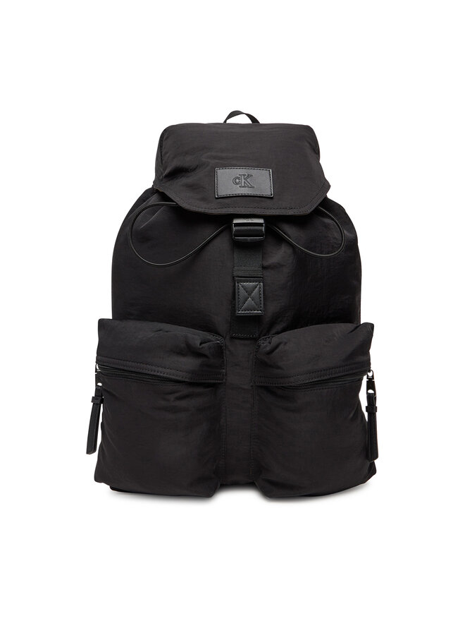 Calvin Klein Jeans Σακίδιο Calvin Klein Jeans Metro Nylon Flap Bp 43 Ny LV04G3085G Μαύρο