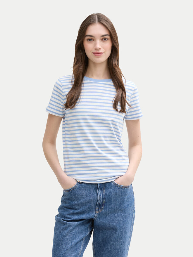 Tom Tailor Denim Tom Tailor Denim Camiseta 1035867 Azul Boxy Fit