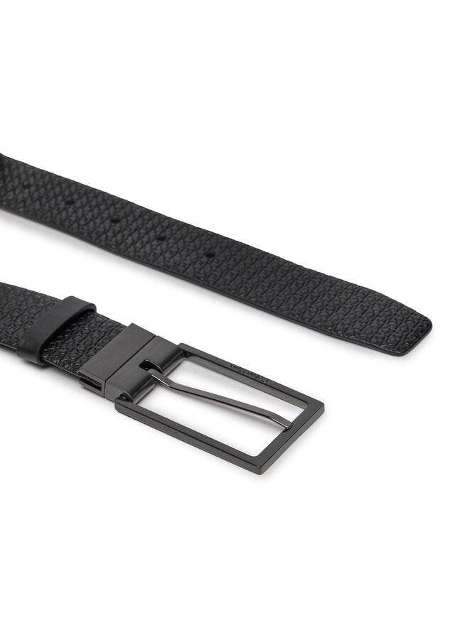 Calvin Klein Cinturón para hombre Calvin Klein Adj/Rev Slim Frame Mono 35Mm K50K511355 Negro
