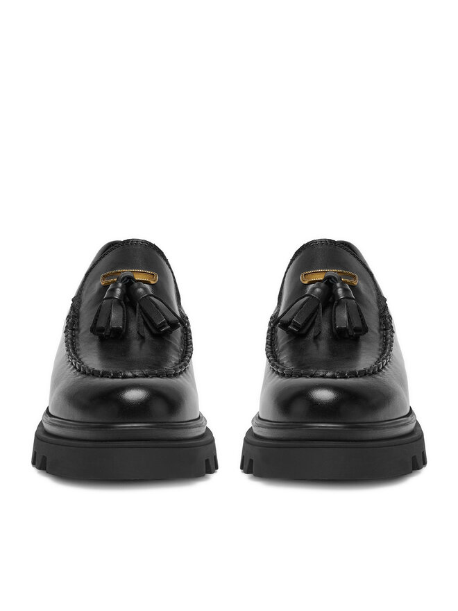 Badura Loafersy Badura EO-AUBRE-01 Czarny