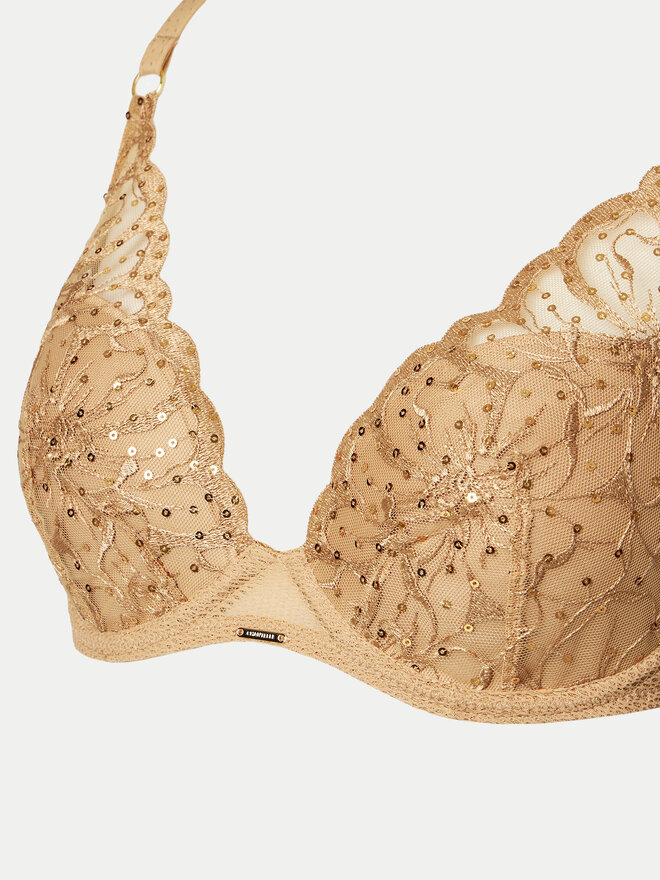 Chantelle Chantelle Бюстгальтер з підкладкою Fleurs Si C12Q20 Бежевий