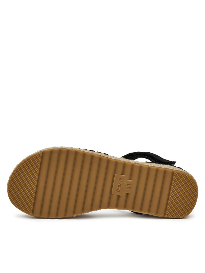 DeeZee Espadryle DeeZee CSS20378-04A Czarny