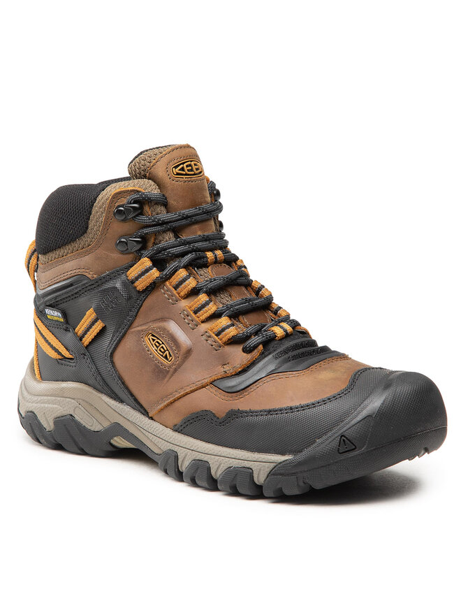 Keen Трекінгові черевики Keen Ridge Flex Mid Wp M 1025666 Коричневий
