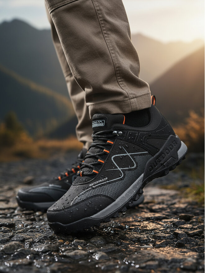 Trekkingi Sprandi CEO-MP86-19003B Czarny | eobuwie.com.pl