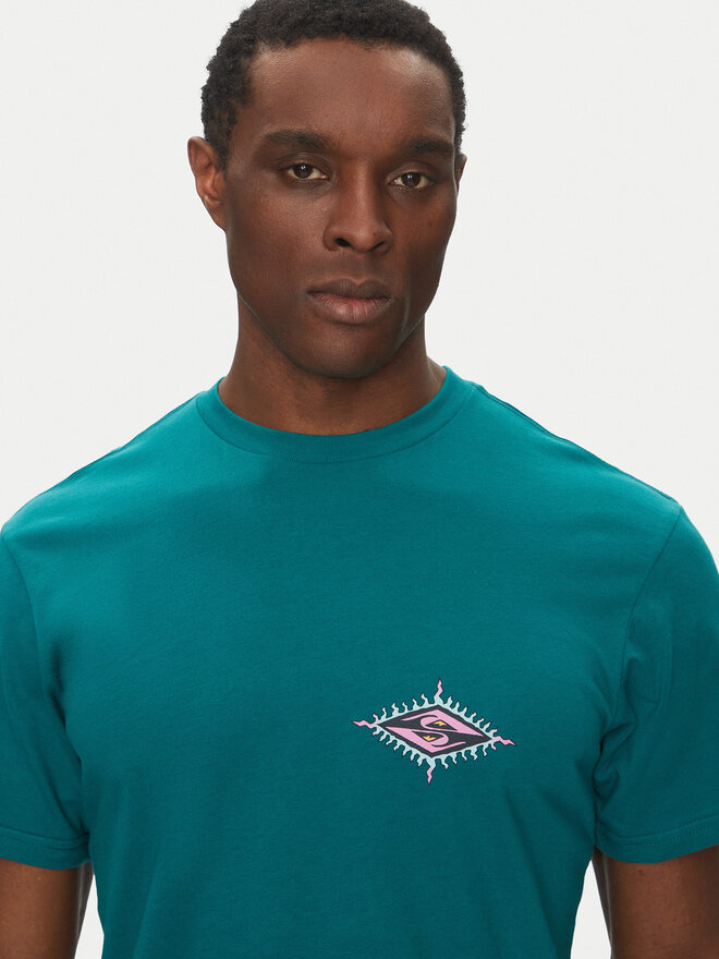 Quiksilver Quiksilver Marškinėliai EQYZT08046 Žalia Regular Fit