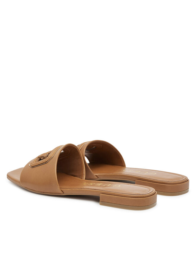 Guess Klapki Guess FLJTAR LEA19 Brązowy