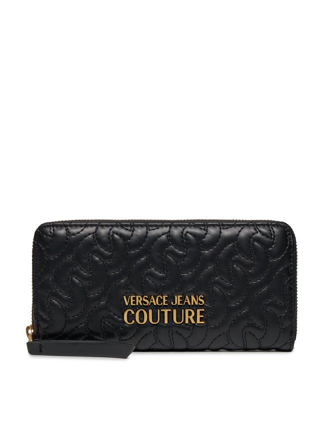 Portafoglio grande da donna Versace Jeans Couture 75VA5PA1 Nero escarpe