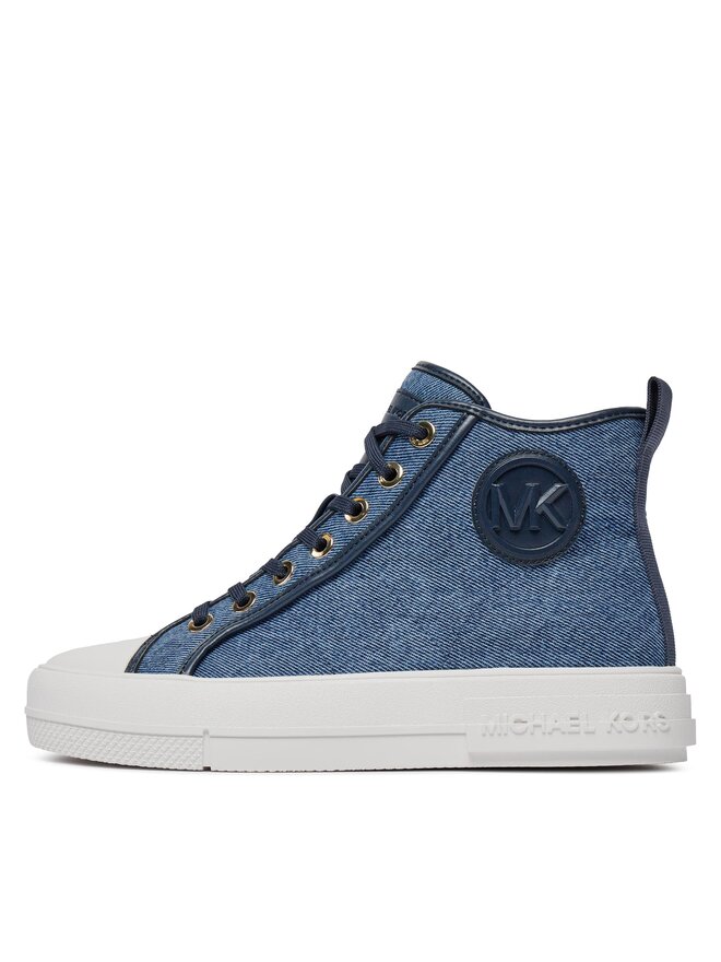 MICHAEL Michael Kors Tenisice MICHAEL Michael Kors Evy High Top 43R4EYFS6D Plava