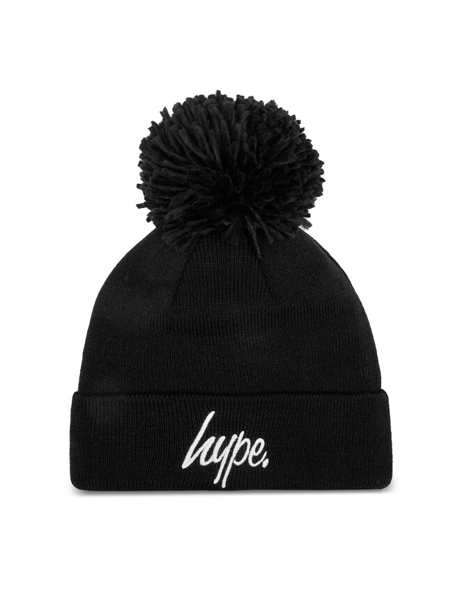 HYPE Шапкa HYPE Bobble Script YVLR-709 Чорний