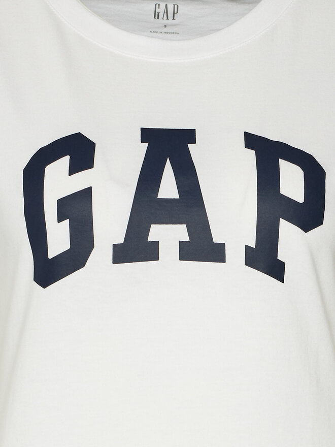 Gap Gap Marškinėliai 268820-06 Balta Regular Fit