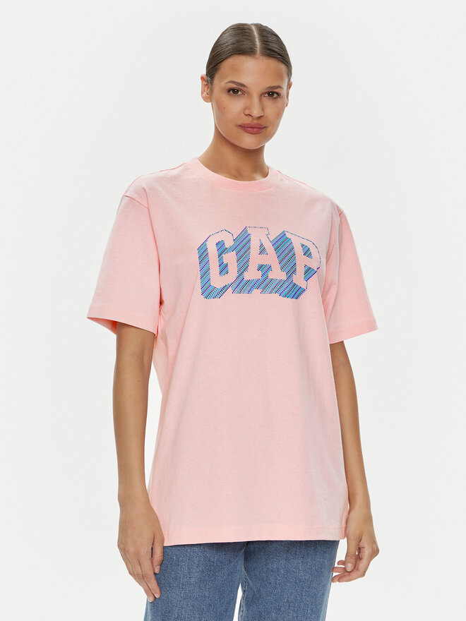 Gap Gap Camiseta 664011-00 Rosa Regular Fit