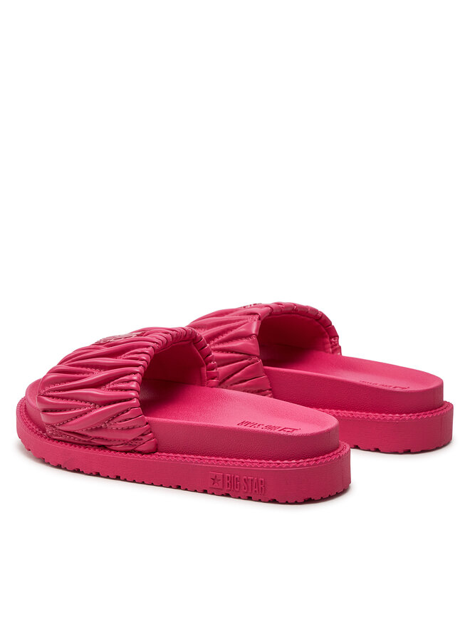 Big Star Shoes Klapki Big Star Shoes NN274A749 Różowy