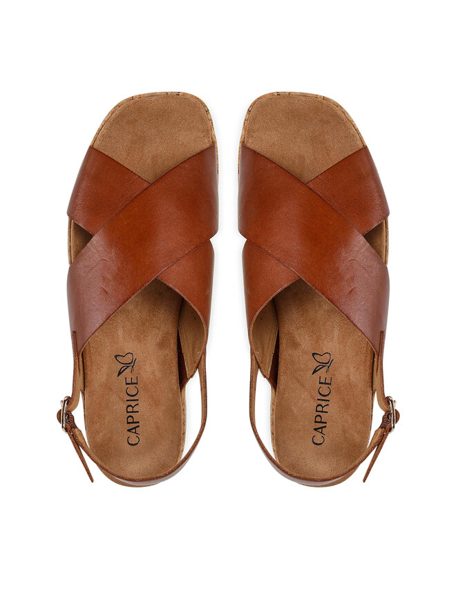 Caprice 9 9 28712 28, Sandali Bassi Donna, Rosegold Met, 37 EU