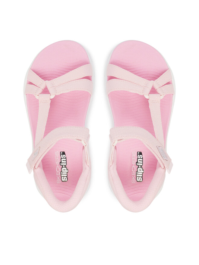 Skechers Босоніжки Skechers Slip-Ins: Go Walk Flex Sandal - Lots Of Sol 303028L/LTPK Рожевий