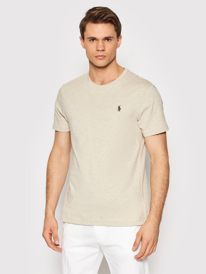 Polo Ralph Lauren Polo Ralph Lauren T-Shirt 710671438203 Beige Slim Fit