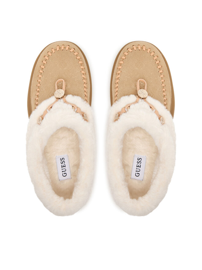 Guess Schneeschuhe Guess FLFKEY LEA19 Beige