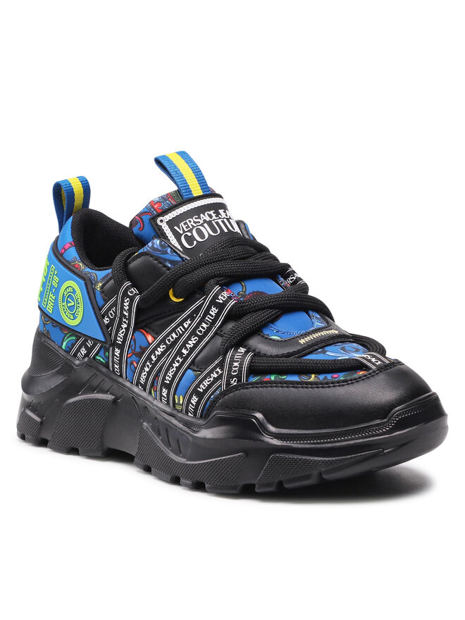 Chaussure versace bleu discount