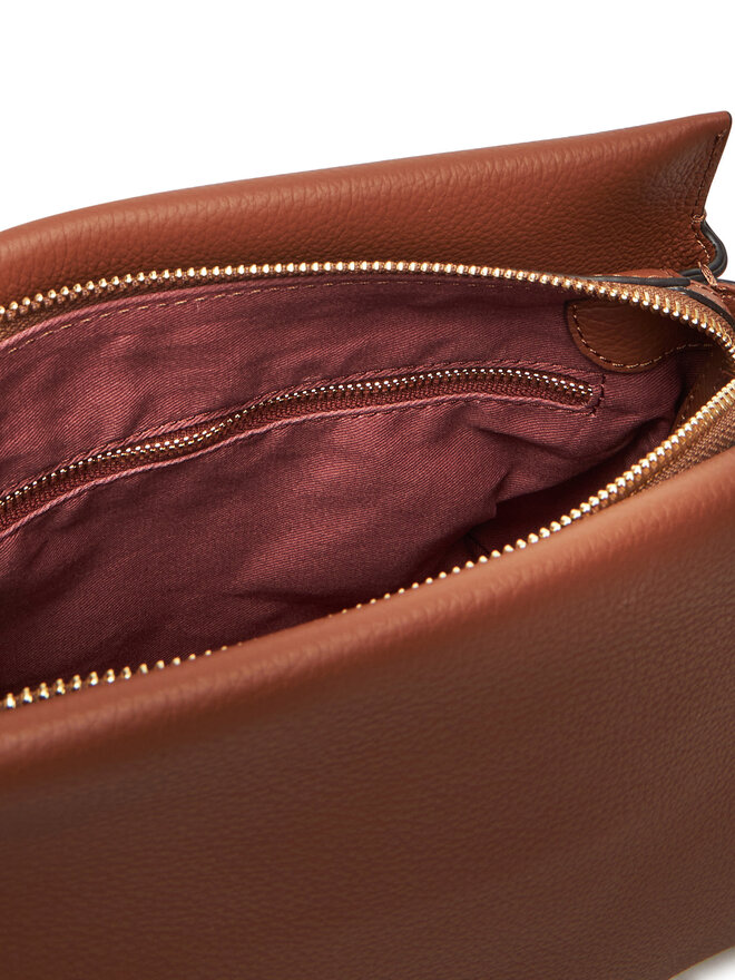 Coccinelle Handtasche Coccinelle M50 Boheme Grana Double E1 M50 58 01 01 Braun