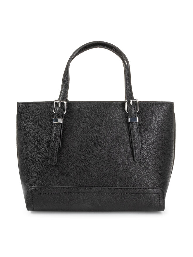 Tommy Hilfiger Handtasche Tommy Hilfiger Honey Small Tote AW0AW07297 Schwarz