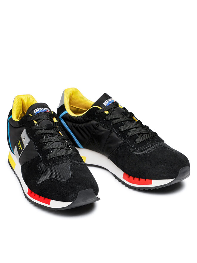 Ami Alexandre Mattiussi Sneakers In Tessuto E Suede Con Logo In