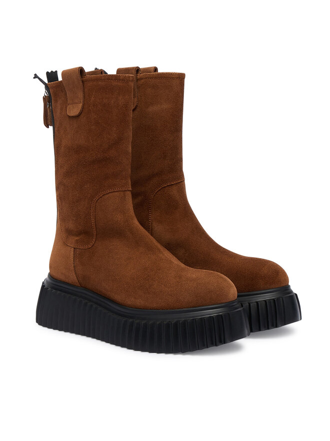 AGL Bokacsizma AGL Milagros D751503PGKI014C489 Barna