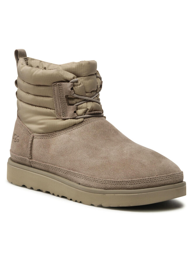 Stivali da neve Ugg M Classic Mini Lace Up Weather 1120849 Beige escarpe