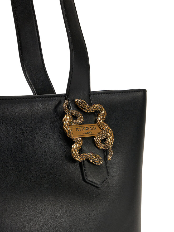 Just Cavalli Τσάντα Just Cavalli Iconic Snakes 78RA4BA5 ZSA89 Μαύρο