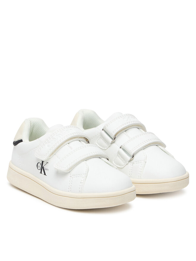 Calvin Klein Sneakers Calvin Klein Low Cut Velcro Sneaker V1X9-83440-1355 M Weiß