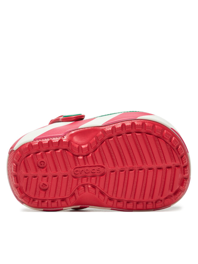 Crocs Klapki Crocs Classic Mickey Xmass Lined Clog T 210815 Zielony