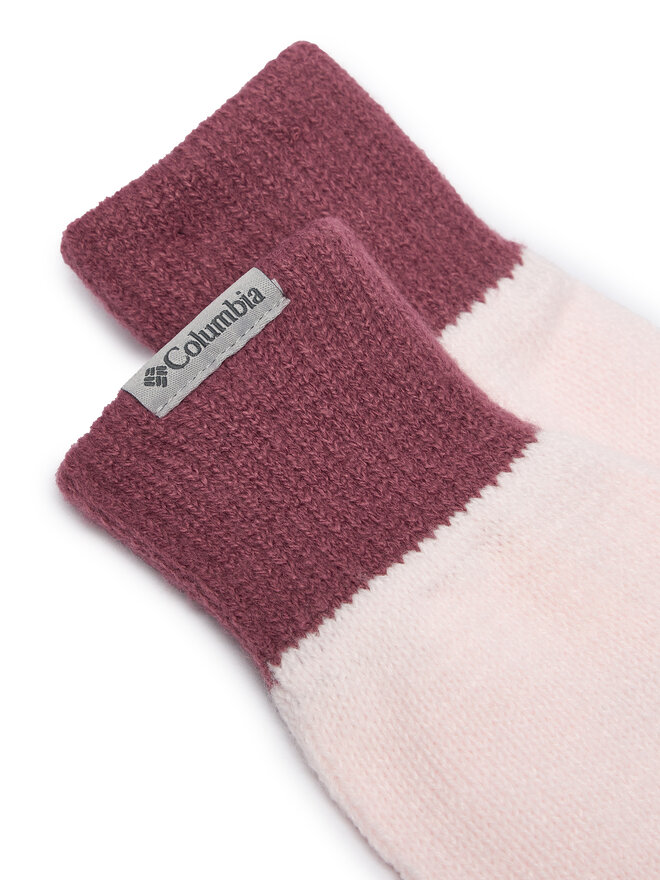 Columbia Set Mütze und Handschuhe Columbia Snowflake 2180781 Dunkelrosa