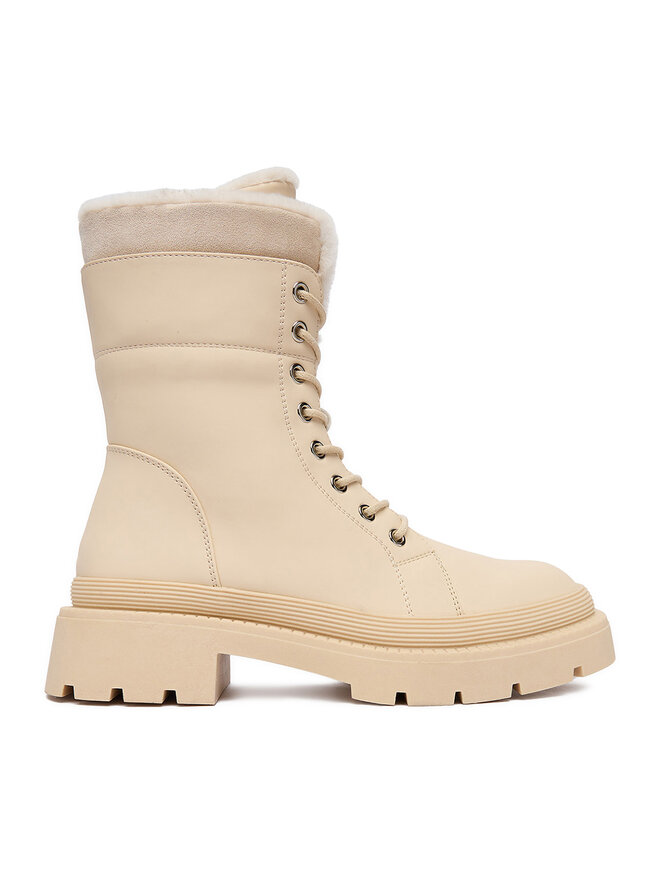 DeeZee Botines planos DeeZee 13096-19 Beis