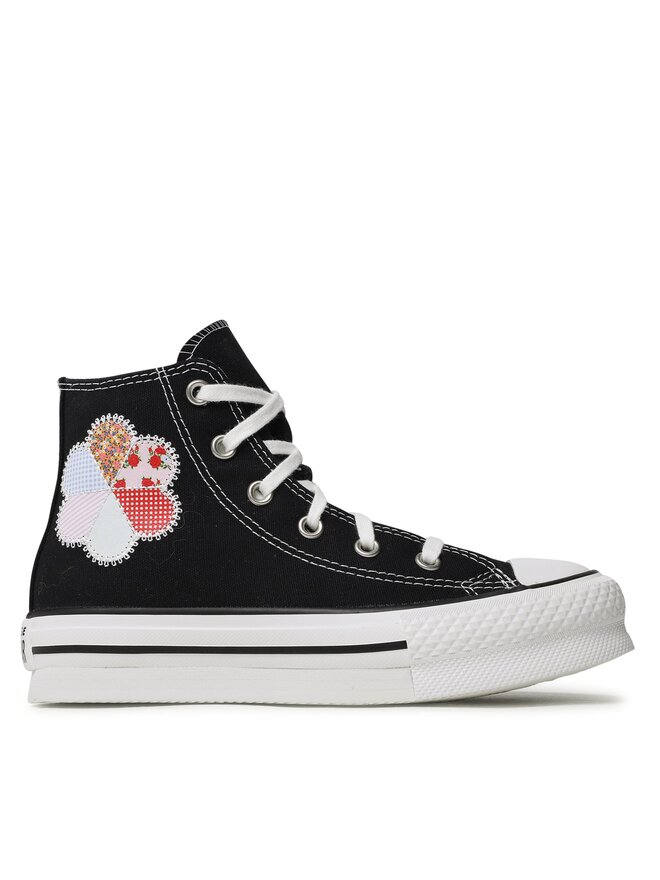Converse Plátěnky Converse Chuck Taylor All Star Eva Lift Hi A05166C Černá