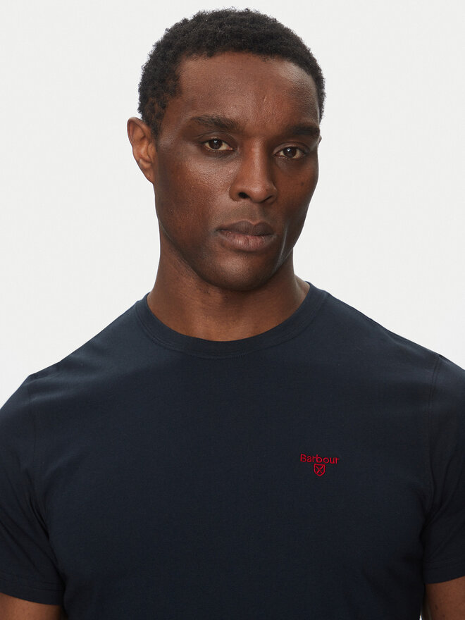 Barbour Barbour Póló Essential Sports MTS0331NY91 Sötétkék Tailored Fit