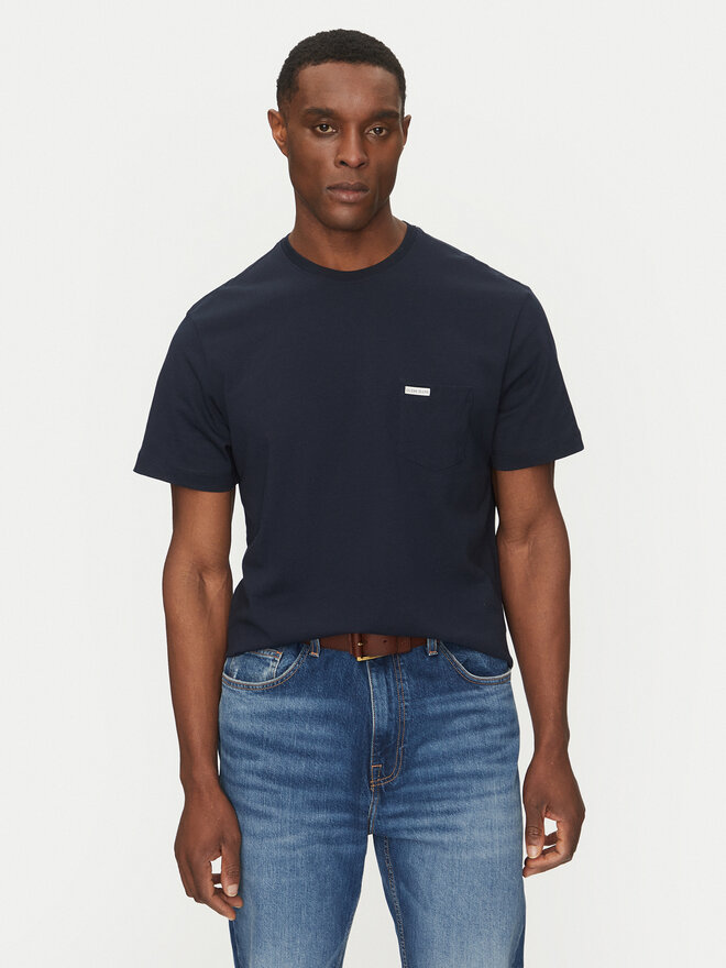 Guess Jeans Guess Jeans T-Shirt M5RI74 K8FQ4 Dunkelblau Regular Fit