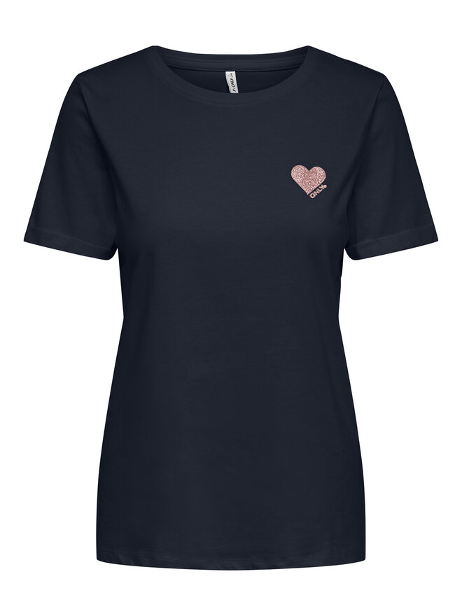 ONLY ONLY Camiseta Kita 15244714 Azul marino Regular Fit