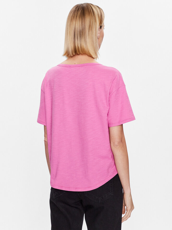 United Colors Of Benetton United Colors Of Benetton Marškinėliai 3BVXD1033 Rožinė Relaxed Fit