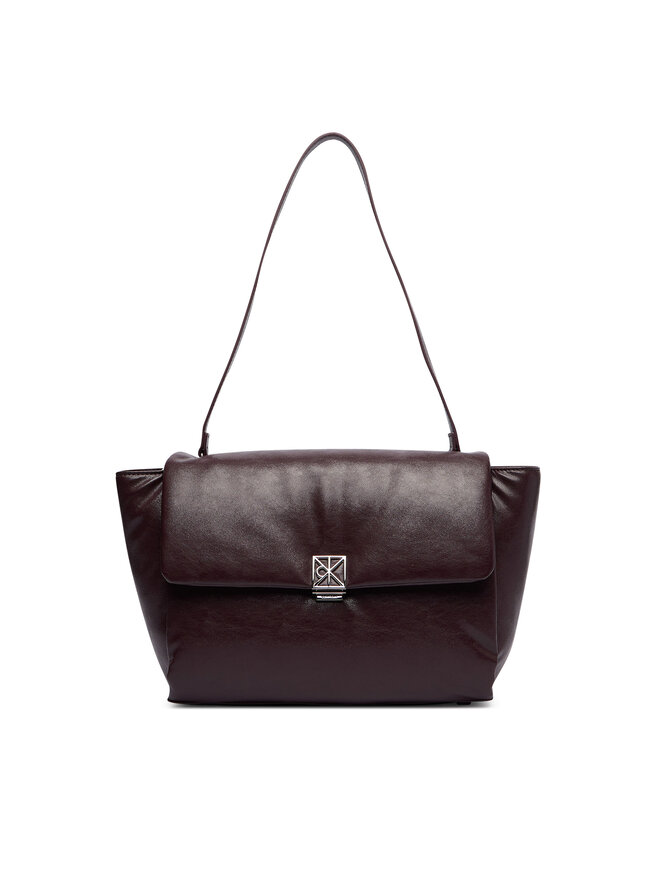 Calvin Klein Handtasche Calvin Klein Emblem Hw Padded Satchel LV04F3615G Dunkelrot