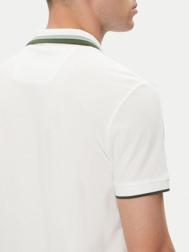 BOSS BOSS Poloshirt Paddy Ap Heritage 50538101 Weiß Regular Fit