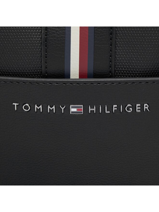 Tommy Hilfiger Τσαντάκι Tommy Hilfiger Th Corporate Mini Reporter AM0AM11829 Μαύρο