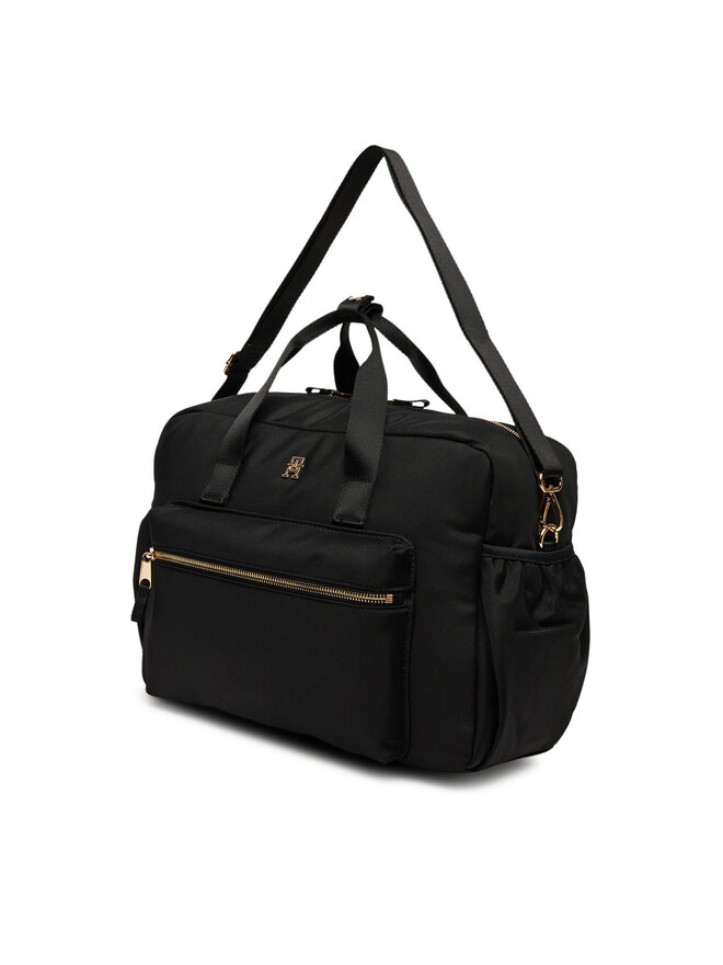 Tommy Hilfiger Pārnēsajamā soma Tommy Hilfiger Th Essential Changing Bag AU0AU01997 Melns