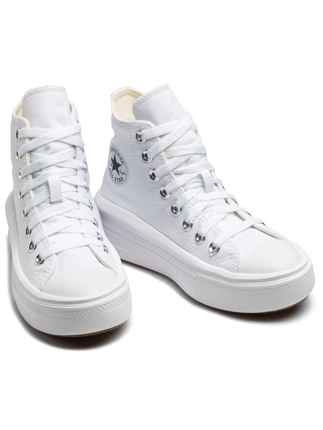 Converse Plátěnky Converse Chuck Taylor All Star Move Platform 568498C Bílá
