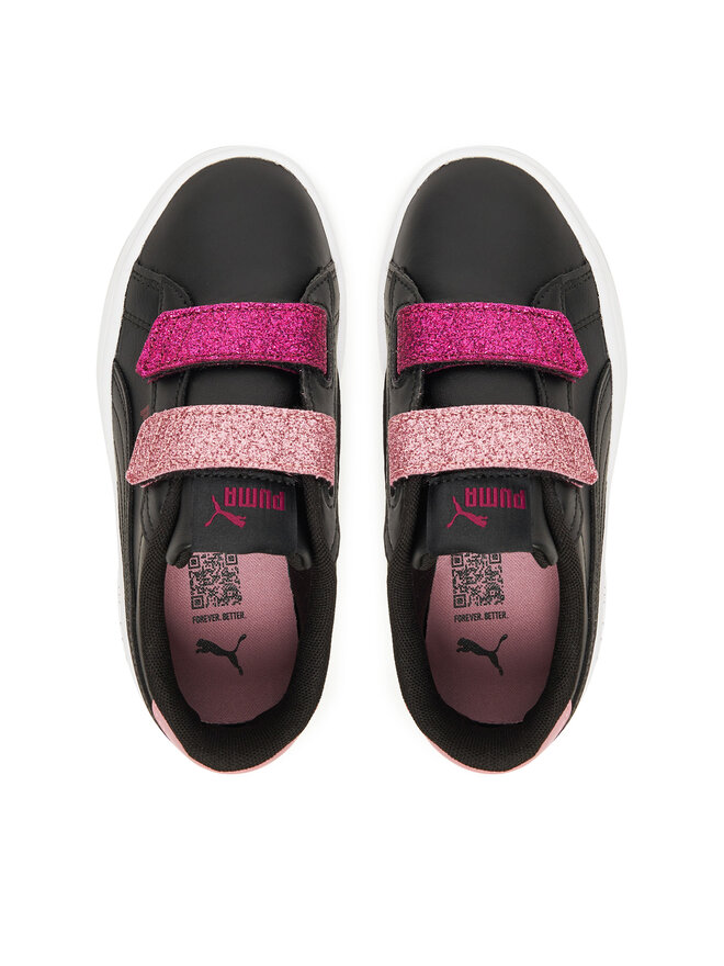 Puma Sneakers Puma Smash 3.0 L Glitter Velcro V Ps 395609 07 Schwarz