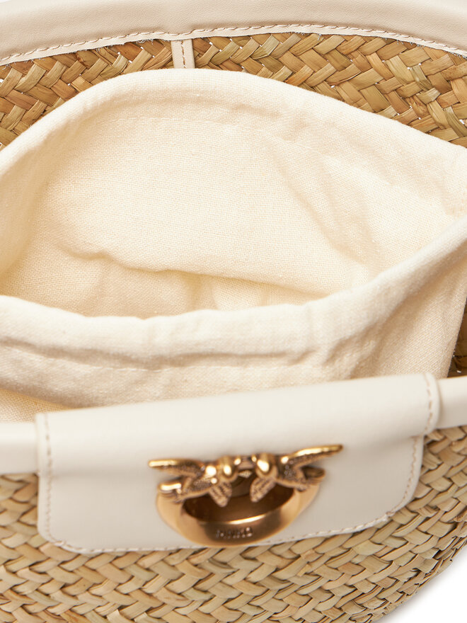 PINKO Handtasche PINKO Love Summer Bucket PE 25 PLTT 103325 A1RL Beige