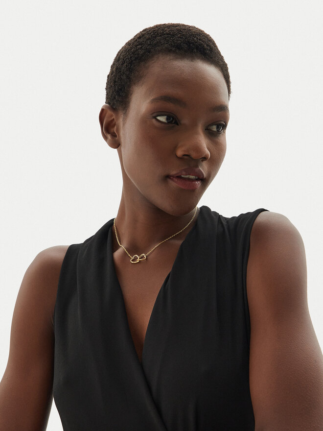 Guess Ogrlica Guess JUBN04 616JW Zlata